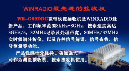 WR-G69DDCe寬段寬帶快搜接收機(jī)