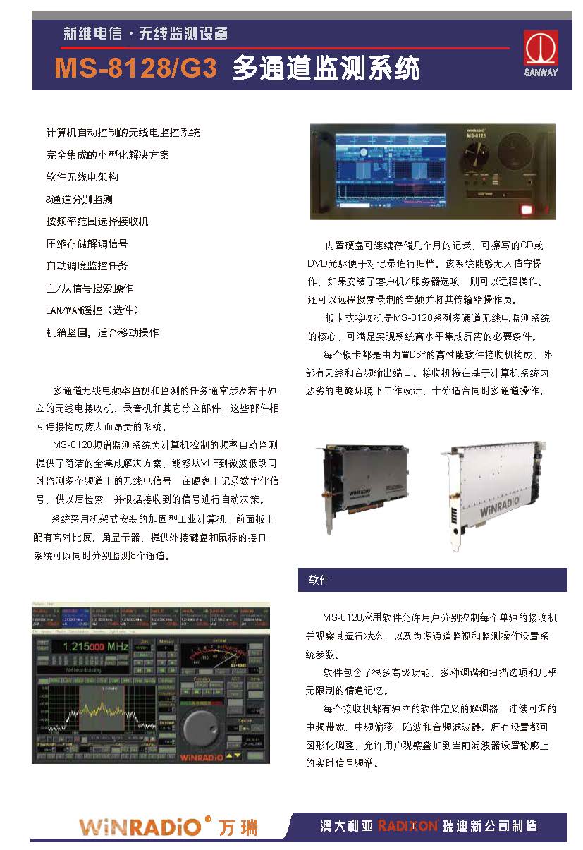 MS-8128/G3 多信道監(jiān)測(cè)系統(tǒng)